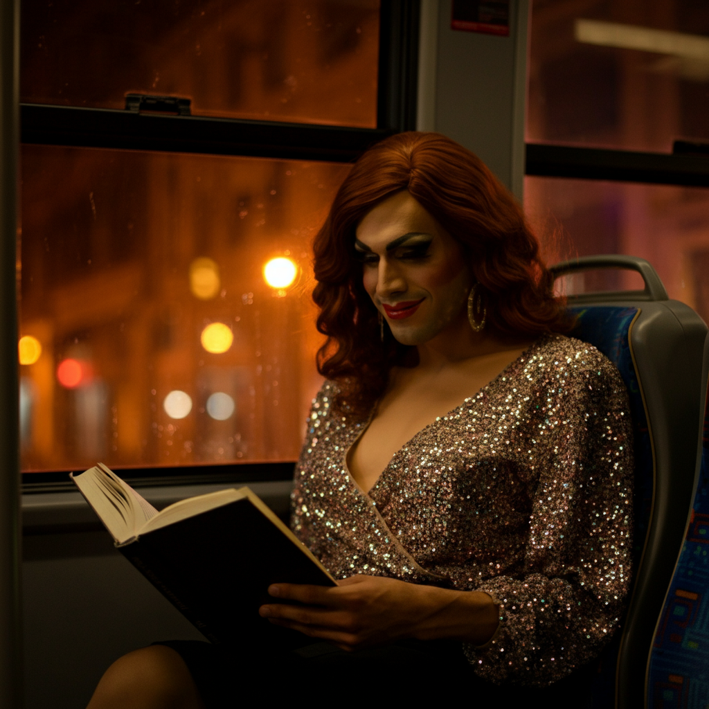 bir travesti ile yolculuk